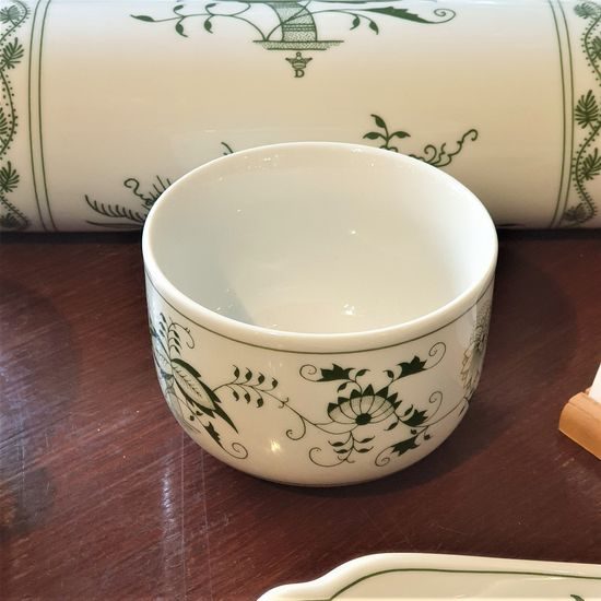 Sugar bowl without lid 200 ml, Original Green onion pattern