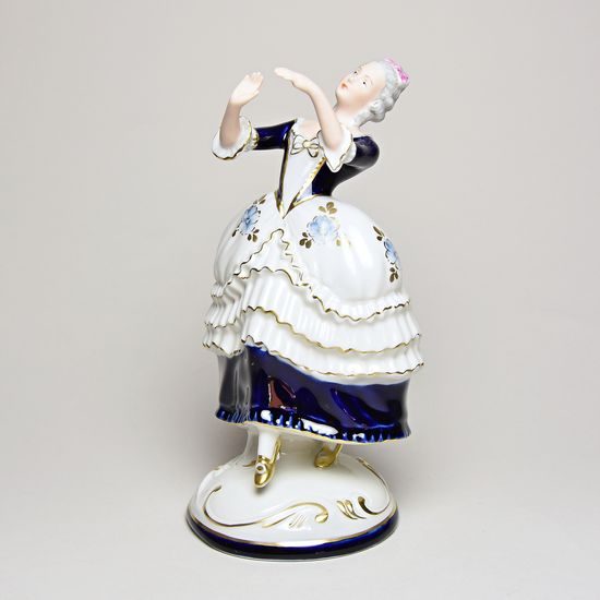 Lady Rococo 12 x 11 x 21,5 cm, isis, Porcelain Figures Duchcov