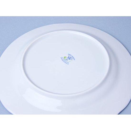 Plate dining 24 cm, blue line, Cesky procelan a.s.