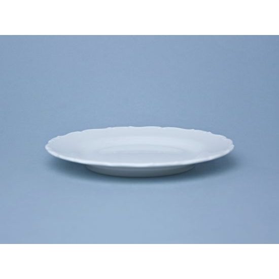 Plate dessert 17 cm, Ophelia white with bottom sign, Thun 1794