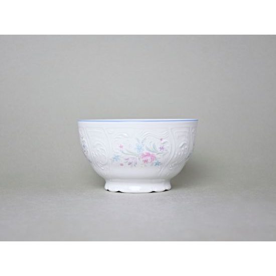 Rice bowl 13 cm, Thun 1794 Carlsbad porcelain, BERNADOTTE blue-pink flowers