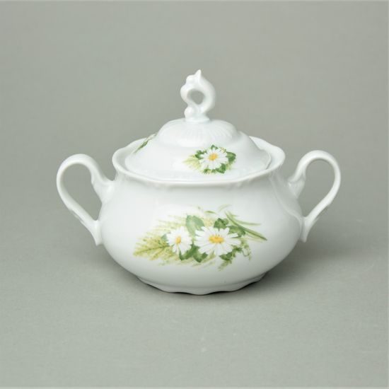 Sugar bowl 350 ml, Thun 1794, karlovarský porcelán, CONSTANCE Daisy