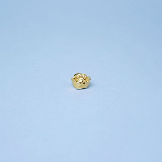 Dekorační růžička na stůl mini, 1,5-2 cm, Zlatá, Cibulák, originální z Dubí