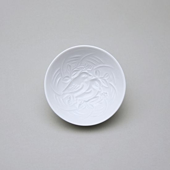 Miska na puding - ptáčci 11,3 cm, Bílý porcelán, Český porcelán a.s.