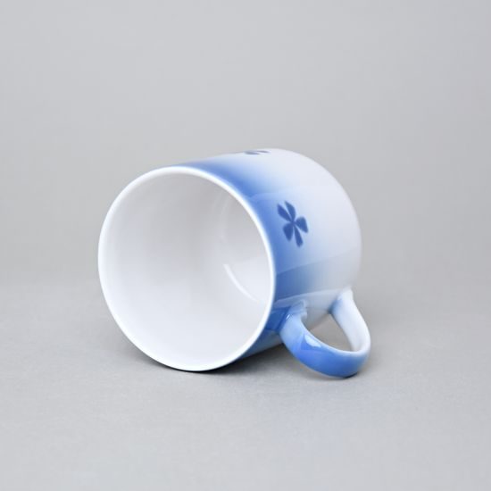 Mug 0,35 l, Thun 1794 Carlsbad porcelain, BLUE CHERRY