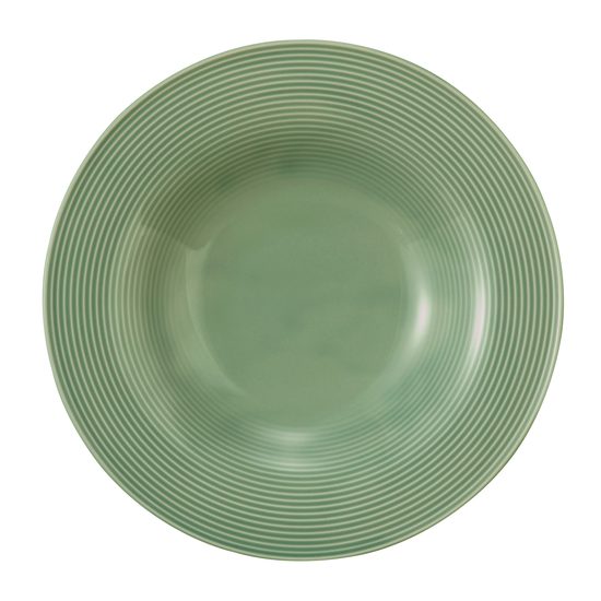 Beat grey-green: Plate pasta 27.5 cm, Seltmann porcelain