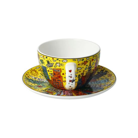 Cup and saucer My New York City Sunset, 250 ml / 15 cm, Fine Bone China, Goebel