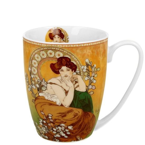Hrnek 380 ml, Topaz, A. Mucha, porcelán DUO