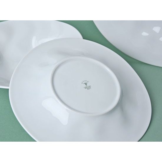 Plate SET for 4 persons with a deep plate / bowl 23 cm, Flamenco, G. Benedikt 1882