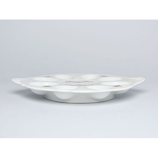 Egg platter 25 cm, Thun 1794 Carlsbad porcelain, BERNADOTTE white