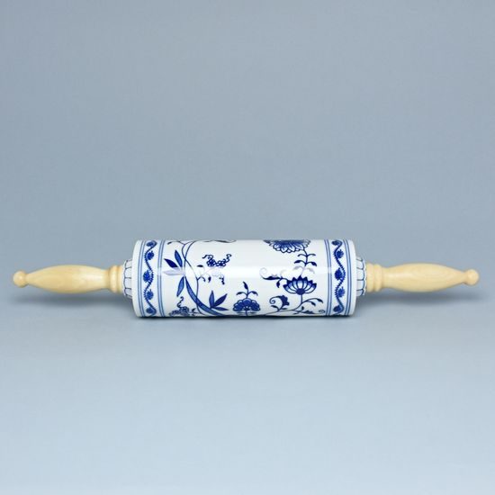 Rolling pin 45 cm, Original Blue Onion Pattern, QII