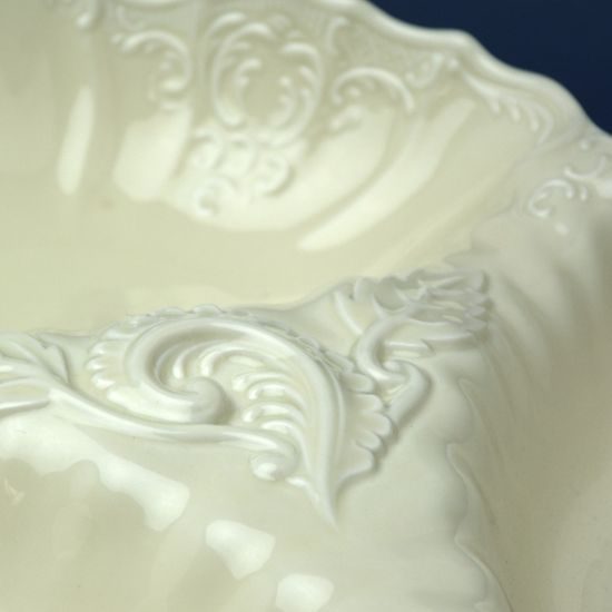 Cabaret bowl 30 cm, Thun 1794 Carlsbad porcelain, BERNADOTTE ivory