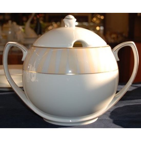 Soup tureen 1,8 l, Granat Marsala 3732, Tettau Porcleian