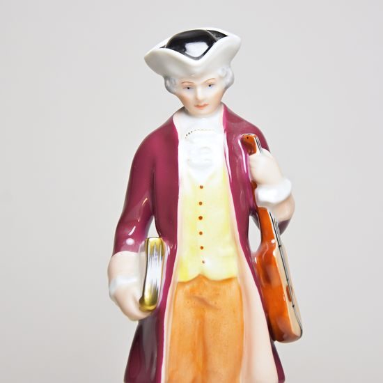 Lute player 22 cm, Saxe, Royal Dux Bohemia figures