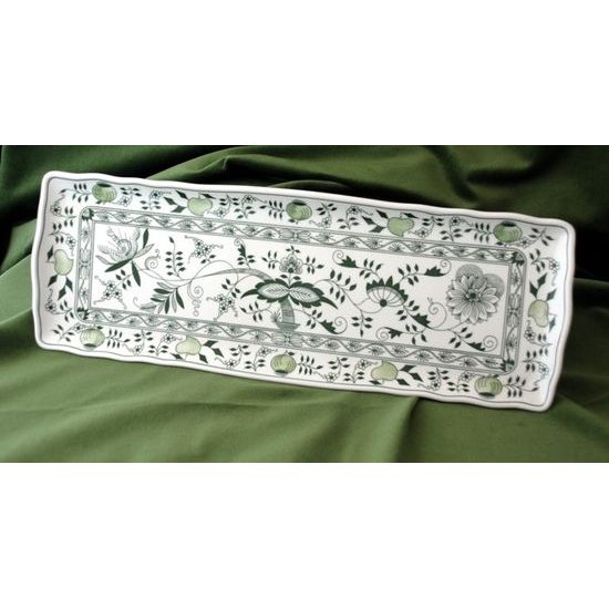 Tray square 45 x 16 cm, Green Onion Pattern, Cesky porcelan a.s.