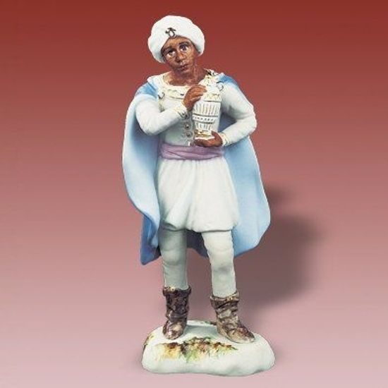 The King Balthazar, Q II., 7 x 7,3 x 17,5 cm, Biskvit + Saxe, Porcelain Figures Duchcov