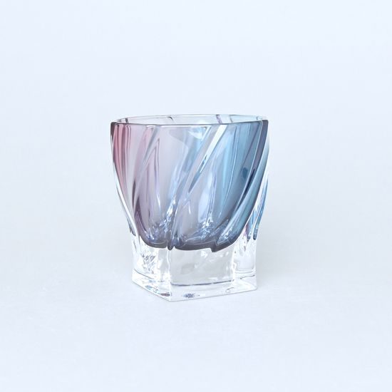PONTI - Duha (fialovo-šedo-modrá), Sklenice na whisky, 320 ml, Bohemia Treasury