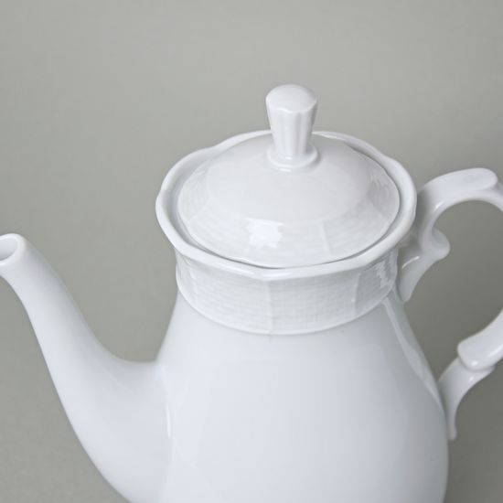 Lid for 1,2 l coffee pot, Thun 1794, karlovarský porcelán, NATÁLIE white