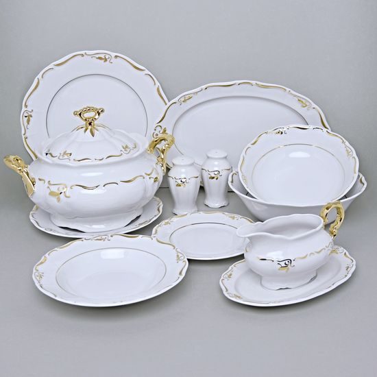 Dinner set for 6 pers., Marie Louise 88008, Thun 1794, karlovarský porcelán