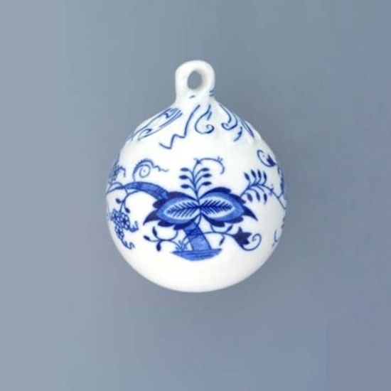 Christmas decoration - Ball 7 cm, Original Blue Onion Pattern