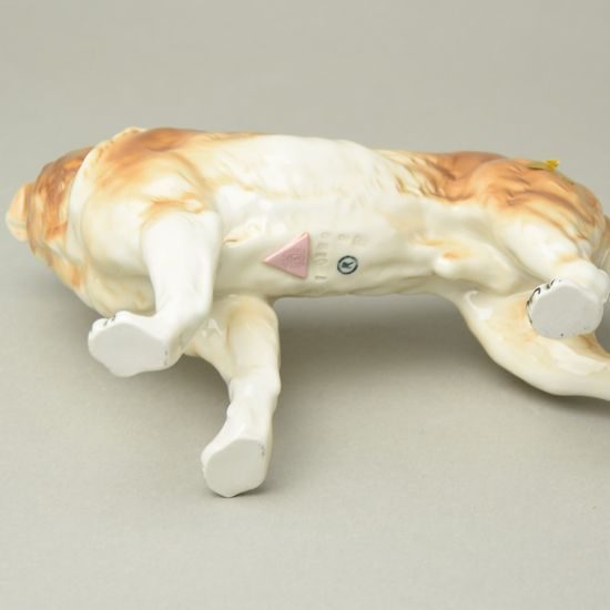 Pes 17,5 x 7 x 17 cm, Porcelánové figurky Duchcov