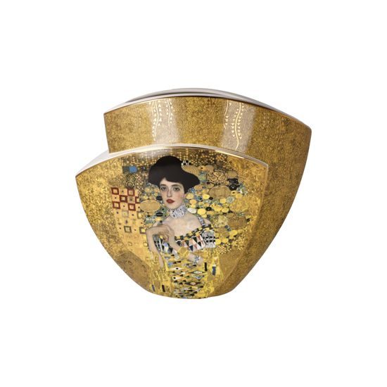 Vase Gustav Klimt - The Kiss / Adele Bloch-Bauer, 33 / 16,5 / 29 cm, Porcelain, Goebel