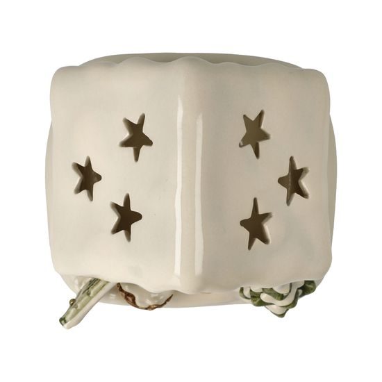 Lesní chajda v zimě se zajíčkem, 16 / 14 / 15,5 cm, kamenina, Goebel