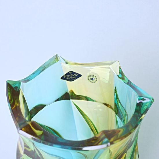 Vase FLAMENCO Lemon 30 cm, Bohemia Treasury