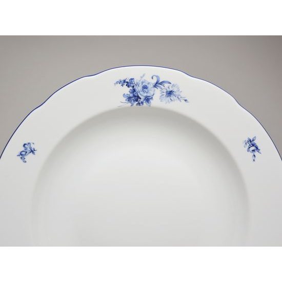 Mísa mělká kulatá 30 cm (klubový talíř), Thun 1794, karlovarský porcelán, ROSE 80061