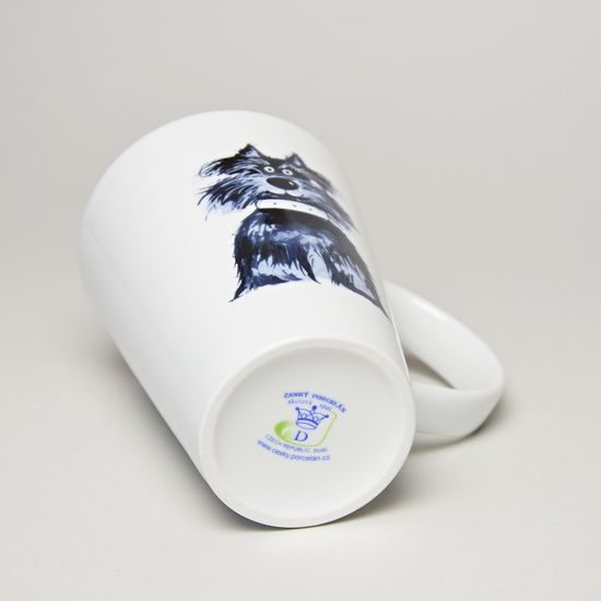 Hrnek Monza 0,35 l - pejsek kníráč, 12 cm, Český porcelán a.s.