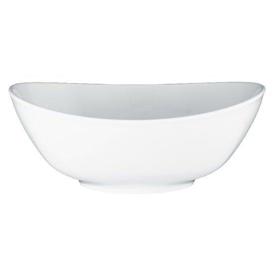 Bowl oval 25,5 cm, Modern Life UNI white, Seltmann Porcelain