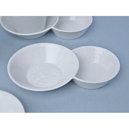 Bohemia White DECOR, Čajová souprava, design Pelcl, Český porcelán a.s.