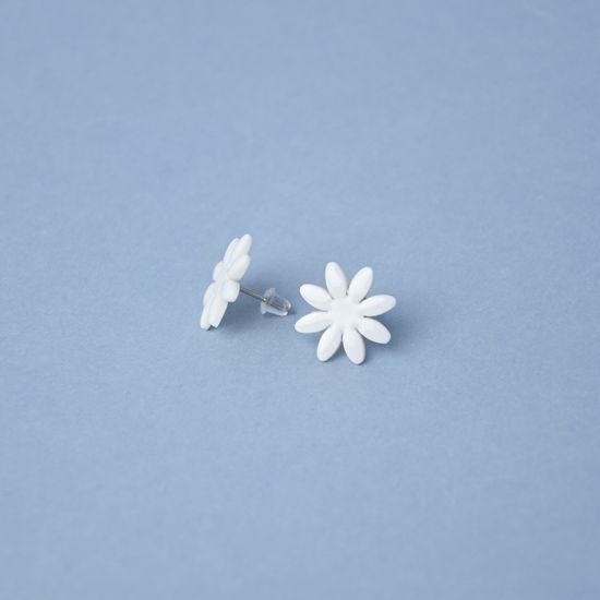 Earings: Daisy 1,7 cm, Porcelain Jewels Studio Mallys