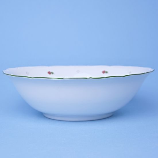 Mísa 26 cm, Verona červený kvítek + zelená, G. Benedikt 1882