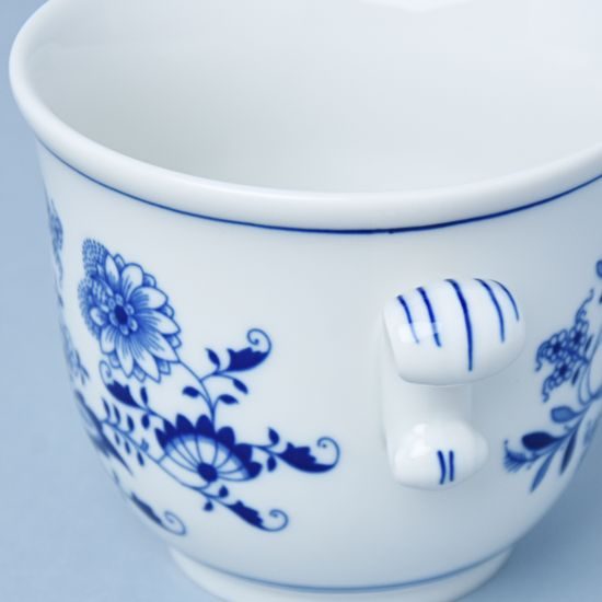Flower pot with handles d 12,9; h 10,9 cm, Original Blue Onion Pattern