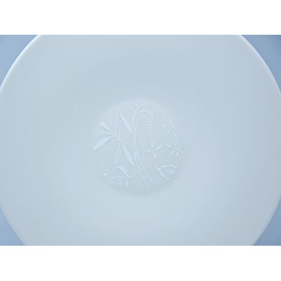 Bohemia White DECOR, Talíř mělký 28 cm, design Pelcl, Český porcelán a.s.