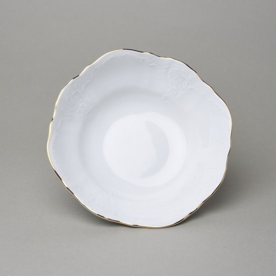Bowl 19 cm, Thun 1794, karlovarský porcelán, BERNADOTTE gold line