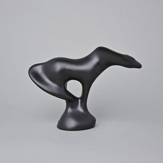 Filly 14,5 x 5,5 x 19 cm, Black Fond, Porcelain figures Duchcov