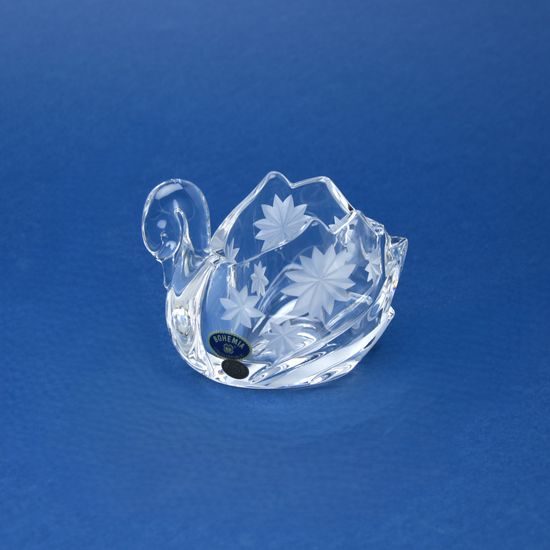 Mistička labuť 11 x 9 cm, brus Hvězda, Bohemia Crystal