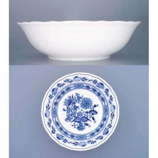 Fruit bowl 21 cm, Original Blue Onion Pattern, QII