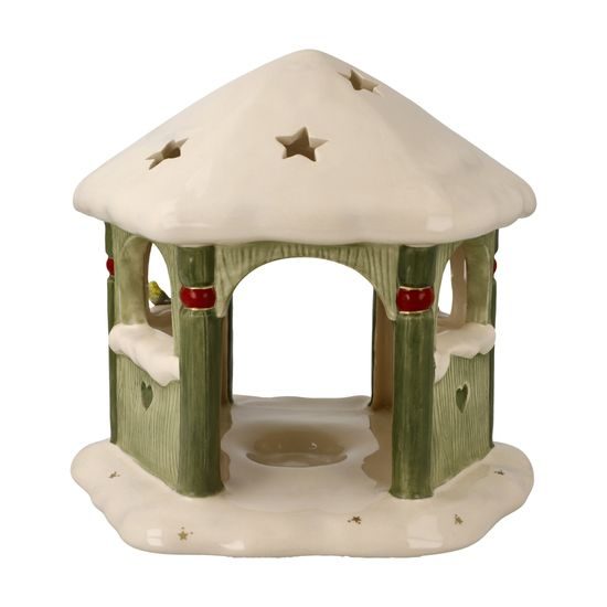 Pergola v zimě 20 / 20 / 18,5 cm, kamenina, Goebel