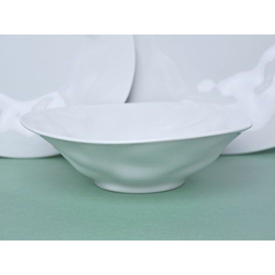 Plate SET for 4 persons with a deep plate / bowl 23 cm, Flamenco, G. Benedikt 1882