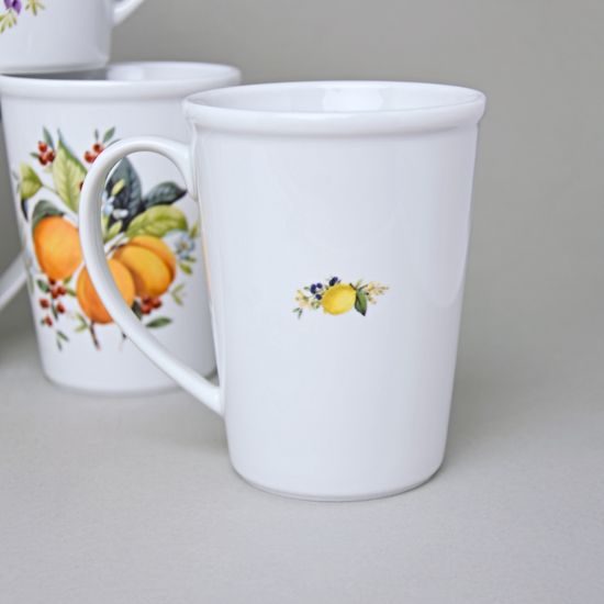 Hrnek Erin 12 cm 0,42 l, ovoce 6 ks., Český porcelán a.s.