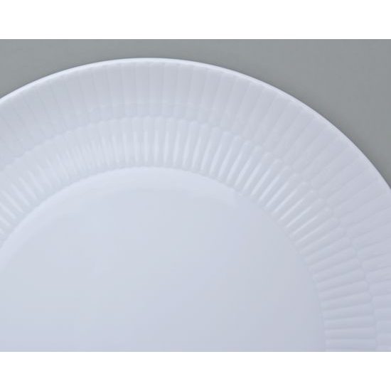 Talířová souprava 12 ks, mělké 27,5 cm + hluboké 21 cm, Amina bílá, porcelán Seltmann