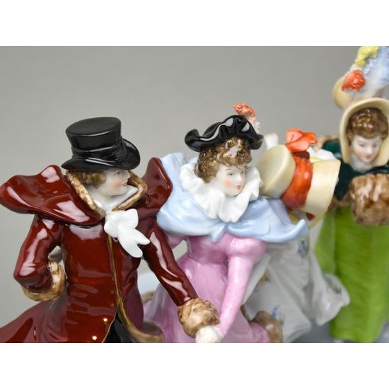 Ice-sport 32 x 13 x 25 cm, Felix Zeh, Porzellanmanufaktur Scheibe-Alsbach