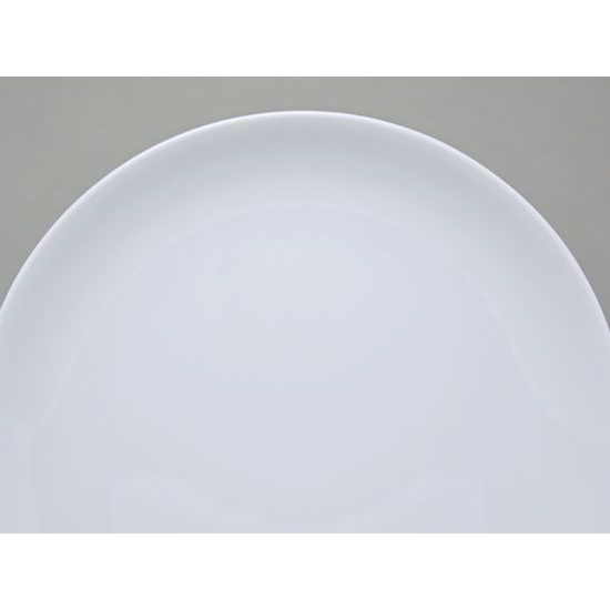 Plate breakfast 21 cm, Coups white, Thun 1794 Carlsbad porcelain