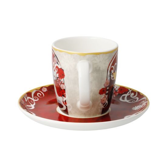 Demitasse Templi dell amore 100ml, Fine Bone China, Cats Goebel R. Wachtmeister
