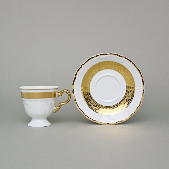 Cup 70 ml espresso + saucer 120 mm, Marie Louise 88003, Thun 1794, Carlsbad porcelain