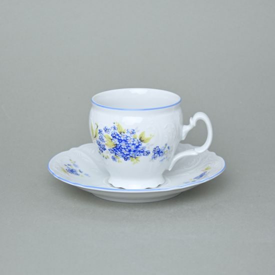 Cup 220 ml, Thun 1794 Carlsbad porcelain, BERNADOTTE Forget-me-not-flower