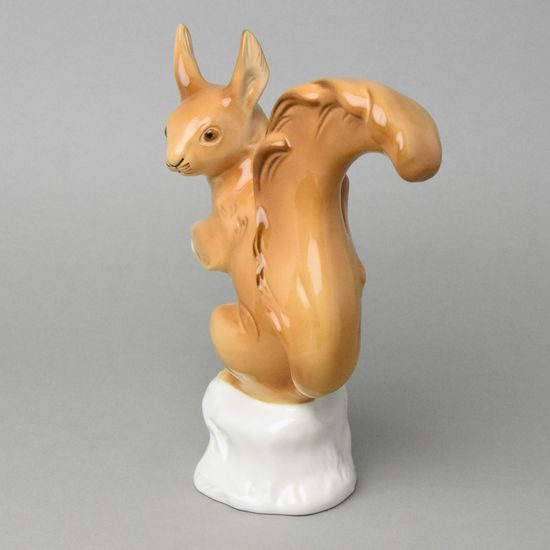 Veverka 24 cm, Luxor, Porcelánové figurky Duchcov
